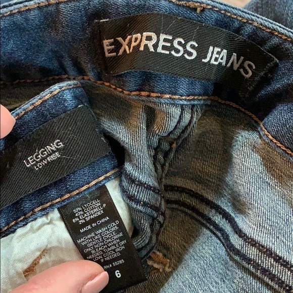 Bundle of 2 like new Express jeans sz 6 - Picture 4 of 8